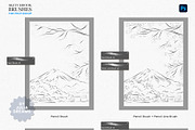 Sketchbook Photoshop Brushes, a Brush Add-On by Julia Dreams (Thumbnail 5 of 7)
