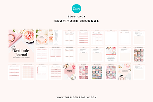 Gratitude Journal Planner Canva