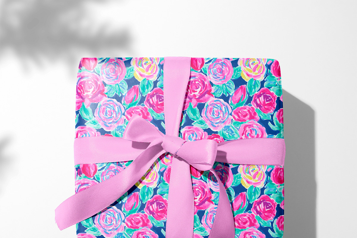 Seamless Rose Patterns, a Pattern Graphic by The Preppy Artist (Photo 6 of 11)
