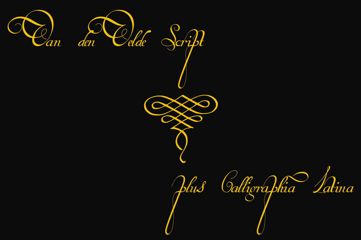 CalligraphiaLatina, ornaments preview 5