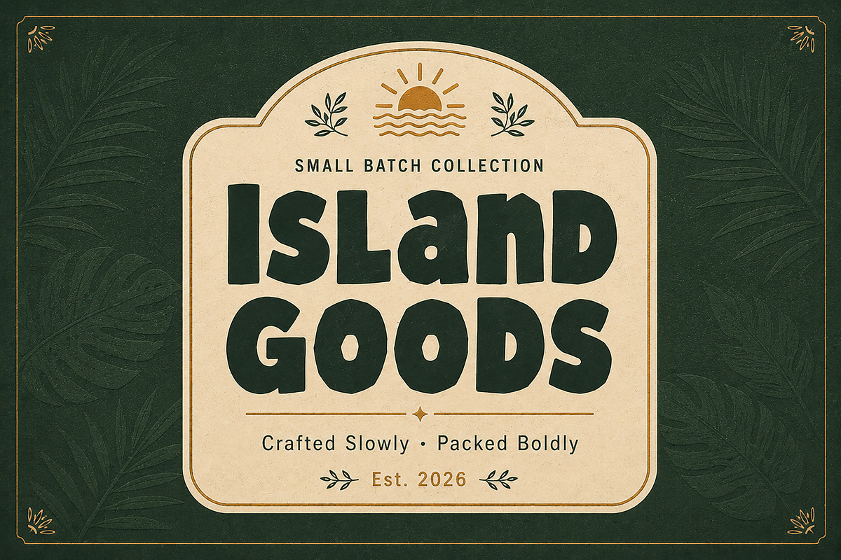 Island Block, a Slab Serif Font by Wow Magic (Photo 4 of 5)