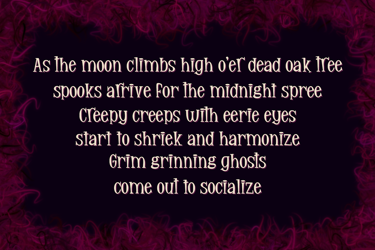 Grumbledook - a grumbly typeface, a Font by Amber Nest Design (Photo 8 of 8)
