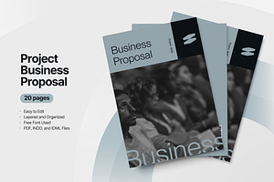 Project Business Proposal Template, a Brochure Template by TMint Play