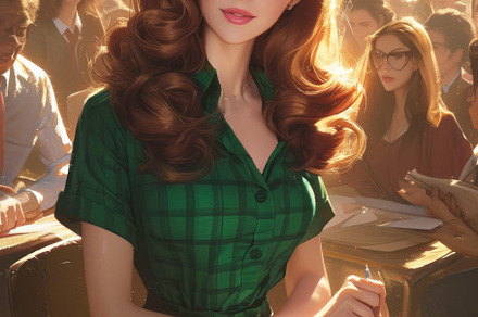 female student at a lecture, a Photo by Pictures for you!!!!!!!!!