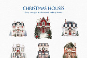 Watercolor Christmas Collage Pack, an Object Graphic by Design Alchemy Studio (Thumbnail 3 of 11)
