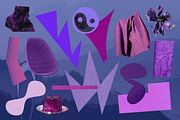 ROYGBV Rainbow Collage Kit, an Object Graphic by Mystik Vision (Thumbnail 7 of 7)