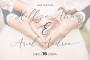 Hallisa Script, a Script Font by Nowpe Studio (Thumbnail 5 of 6)