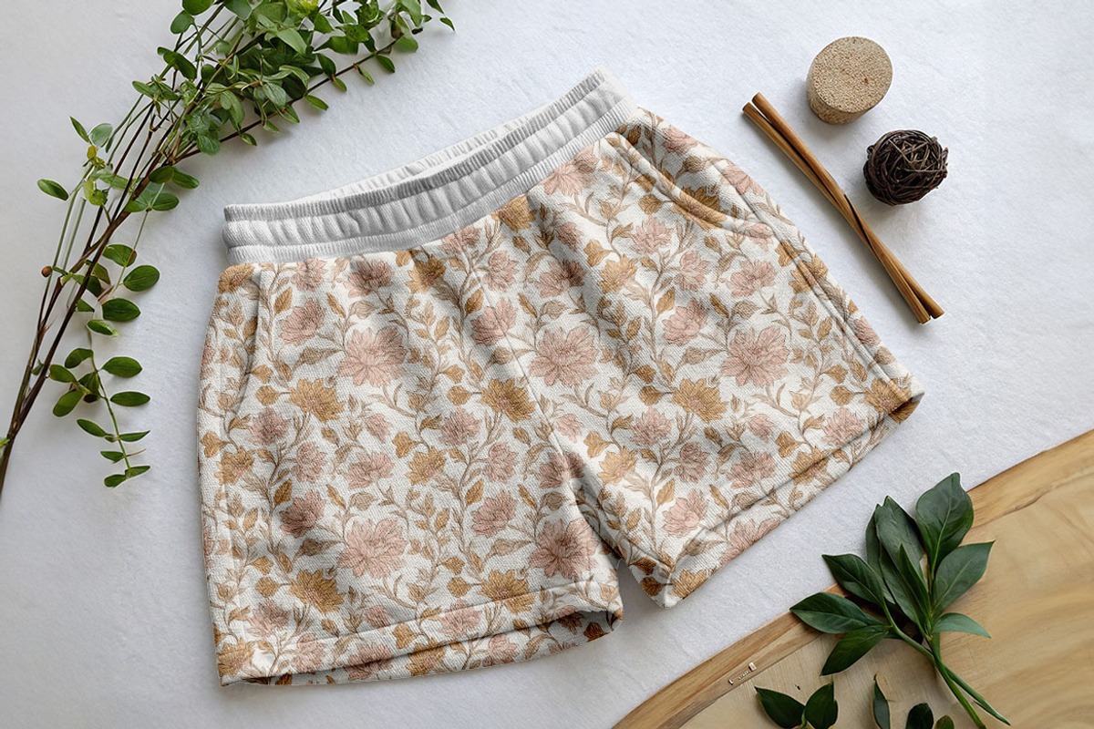 Soft Pastel Floral Motif Patterns, a Pattern Graphic by one-touch (Photo 3 of 9)