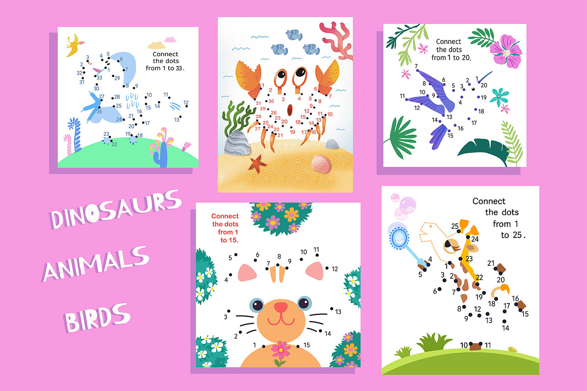 Funny Dots Game Set, a Graphic by ArtyCats | Creative Market