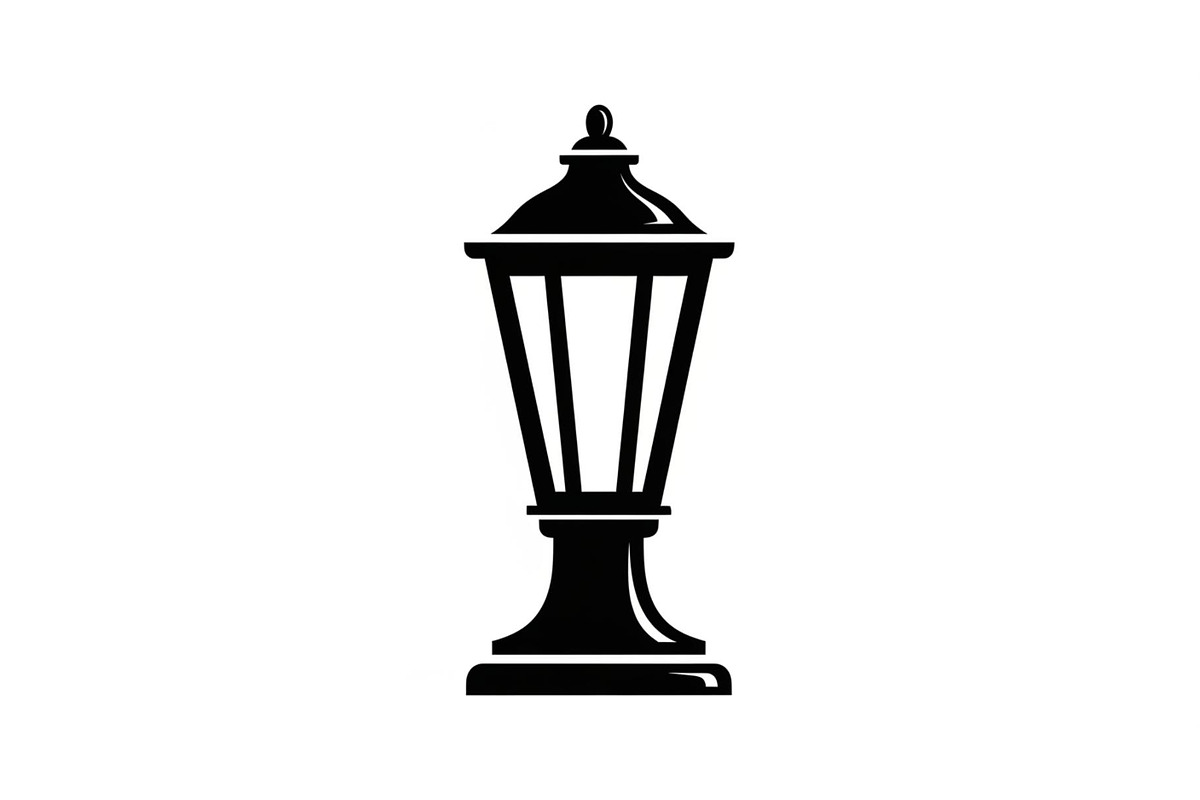 Vintage Street Lantern Silhouette Bu, an Illustration by hafijul (Photo 38 of 51)