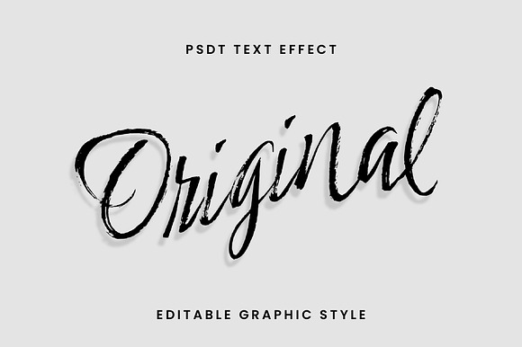 Ink Brush Script Text Effect preview 3