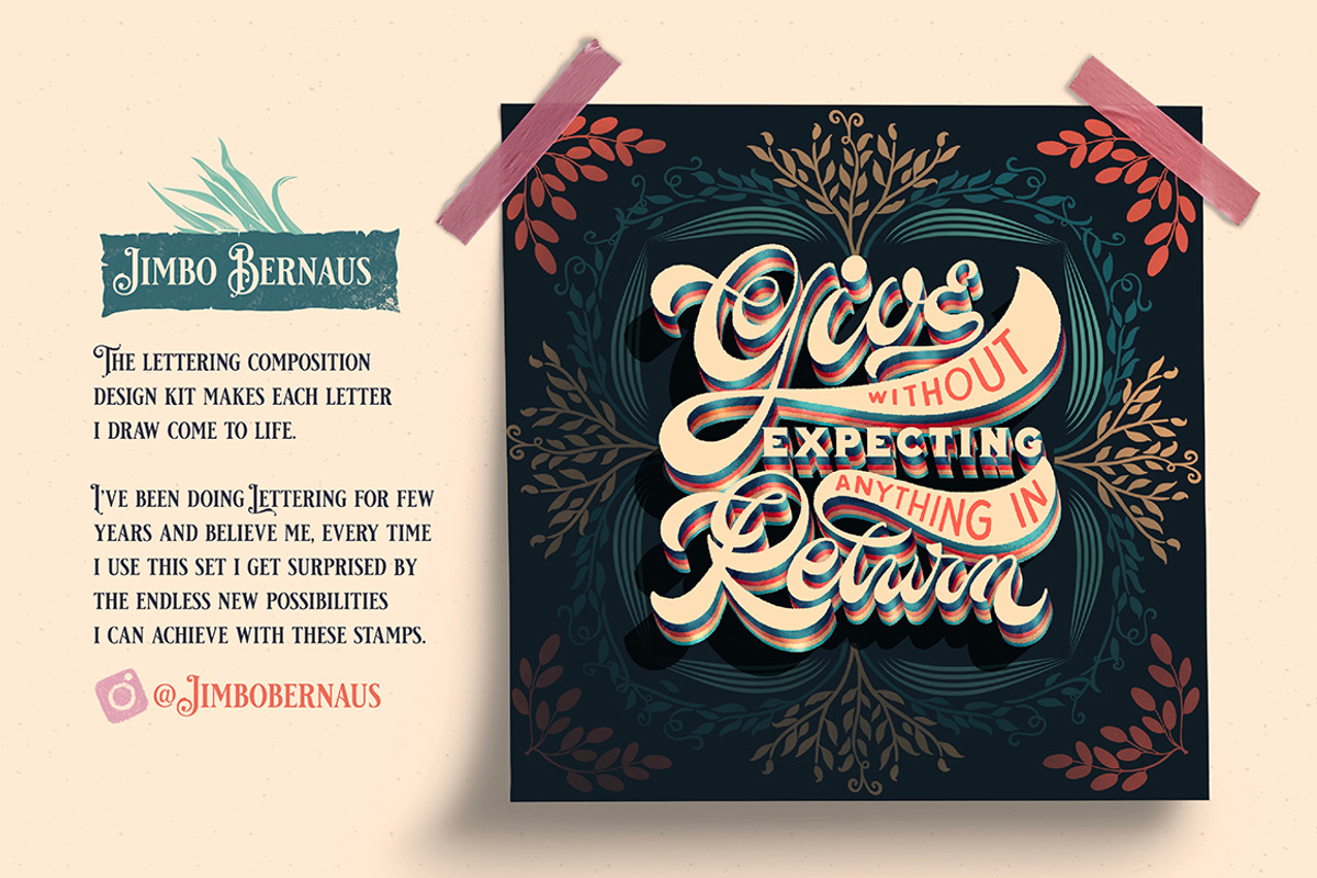 Procreate Design Brush Stamp Kit 1, a Brush Add-On by Debi Sementelli (Photo 10 of 30)