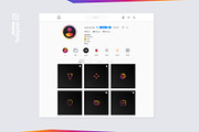 Instagram Desktop Interfaces, a Social Media Template by karnofff (Thumbnail 7 of 9)