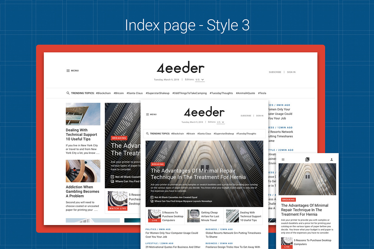 4eeder V2 Pro UI Kit for Adobe XD, an UI Kit Template by 4EB Studio (Photo 12 of 15)