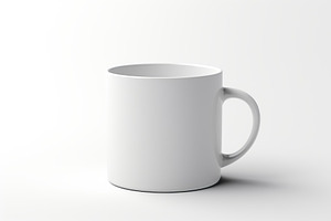 Blank cup on white background, a Food & Drink Photo by AlyaAnd