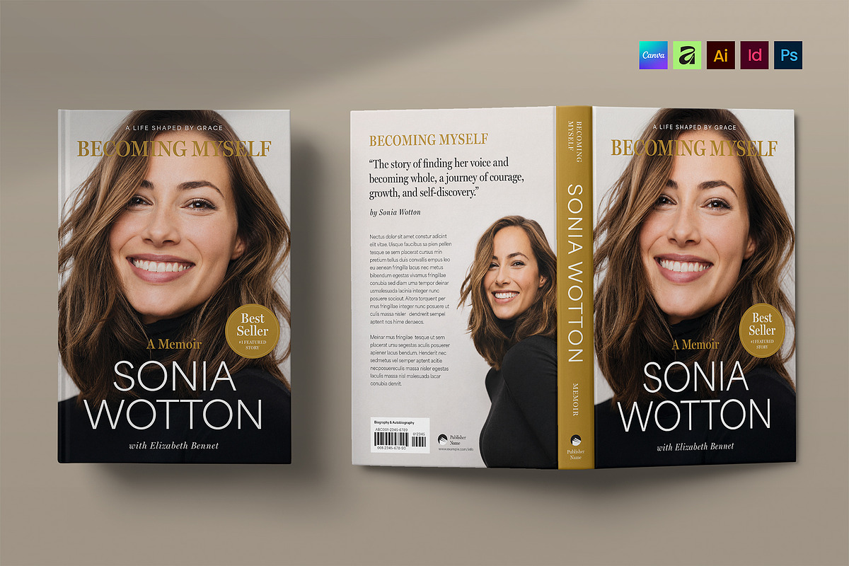Book Cover Template, a Brochure Template by BrandPacks (Photo 1 of 5)