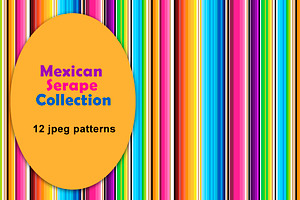 Mexican Serape Seamless Patterns