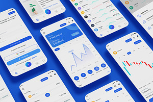 Crypto Blockchain Trading App, an App Template by nagaredesignstudio