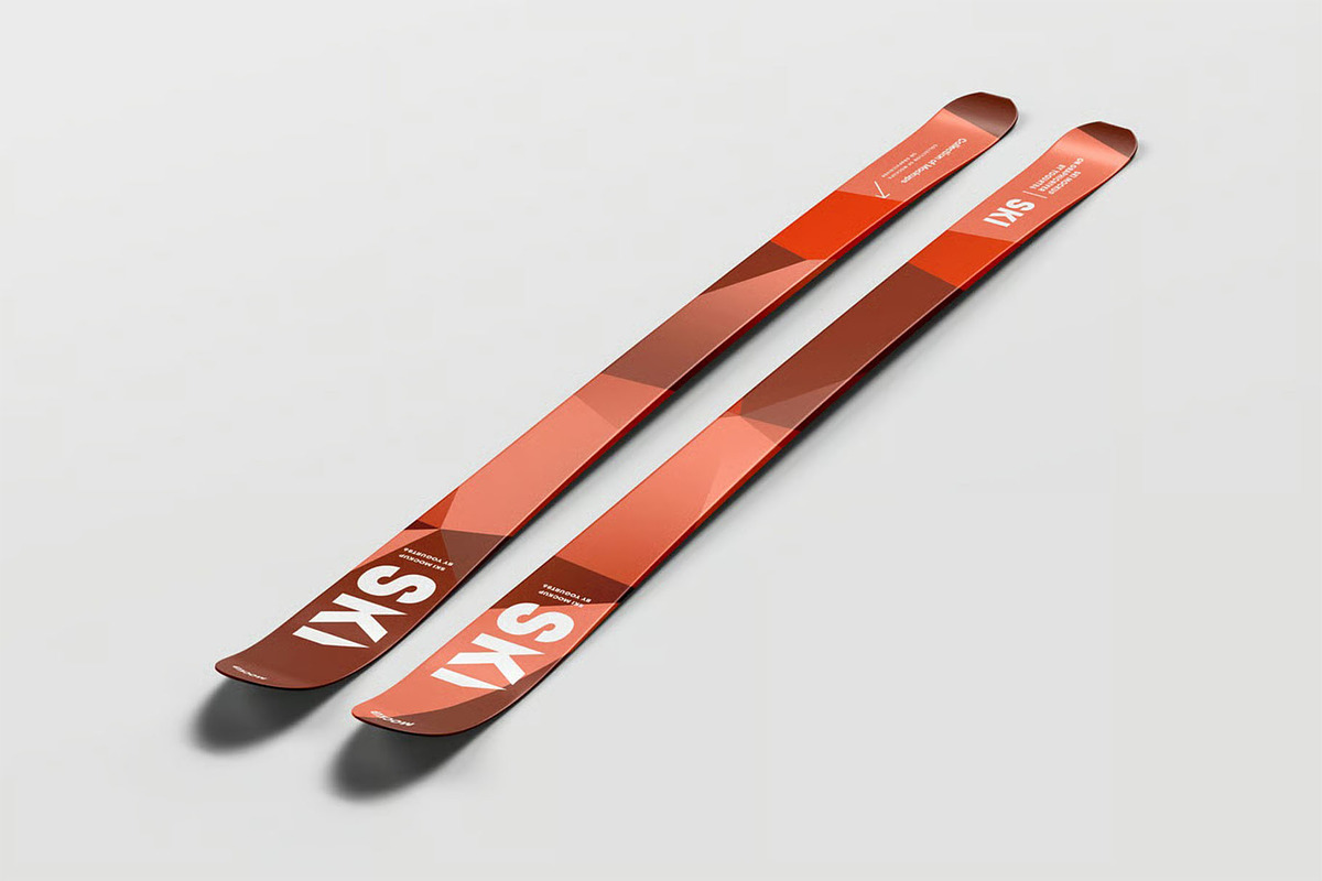 Skis Mockup, a Product Mockup by zippypixelstudio (Photo 8 of 12)