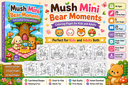 Mush Mini Bear Moments Coloring Book, an Education Illustration by Design Zone (Thumbnail 4 of 5)