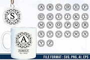 Floral Alphabet Monogram Letter SVG, a Graphic by D2PUTRI (Thumbnail 25 of 27)