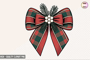 Coquette Christmas Bow Clipart PNG, a Graphic by crative8112 (Thumbnail 7 of 9)