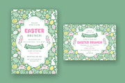 Easter Brunch Invitation Template, a Flyer Template by Vector beauty (Thumbnail 2 of 4)