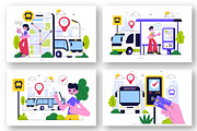 10 Smart Public Transport System, a Transportation Illustration by denayunebgt (Thumbnail 2 of 4)