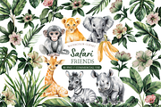 Boho Jungle Nursery Art PNG Set, an Illustration by MockupWizard (Thumbnail 1 of 5)