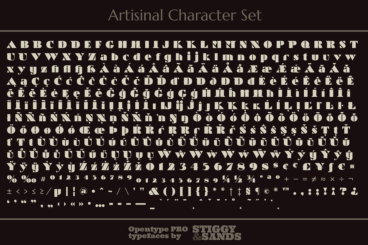 Artisinal, a Sans Serif Font by Stiggy & Sands (Photo 9 of 9)