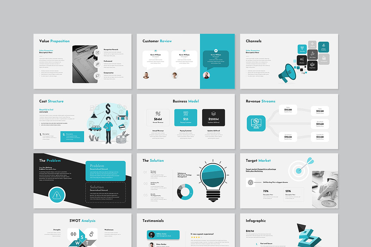 Business Plan Presentation Template, a Presentation Template by GenerousArt (Photo 8 of 8)
