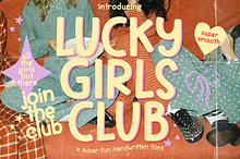 Lucky Girls Club Handwritten Sans