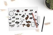 Cartoon Faces, a Person Illustration by Mel's Shop (Thumbnail 3 of 4)