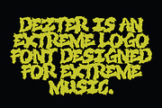 Dezter - Black Metal Font, a Blackletter Font by tebaltipislab (Thumbnail 3 of 13)