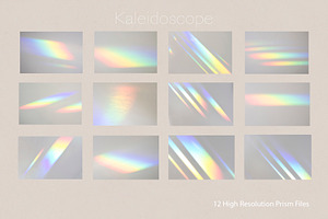 Kaleidoscope Rainbow Prism Overlay