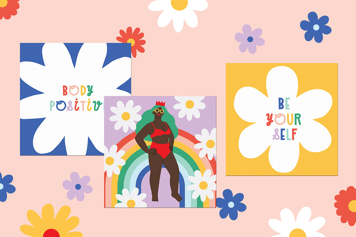 Women Body Positive Illustrations, a Healthcare Illustration by Katerina Osa (Photo 2 of 13)