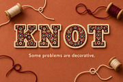 Woven Carpet Font, a Serif Font by Handmadefont (Thumbnail 9 of 15)
