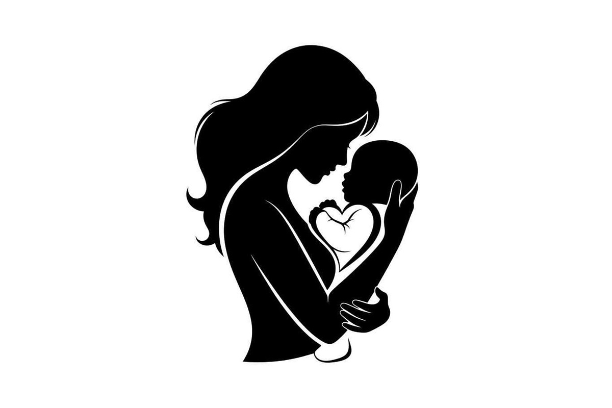 50 Mother and Baby Love Silhouette S, an Illustration by Designs_River (Photo 34 of 51)