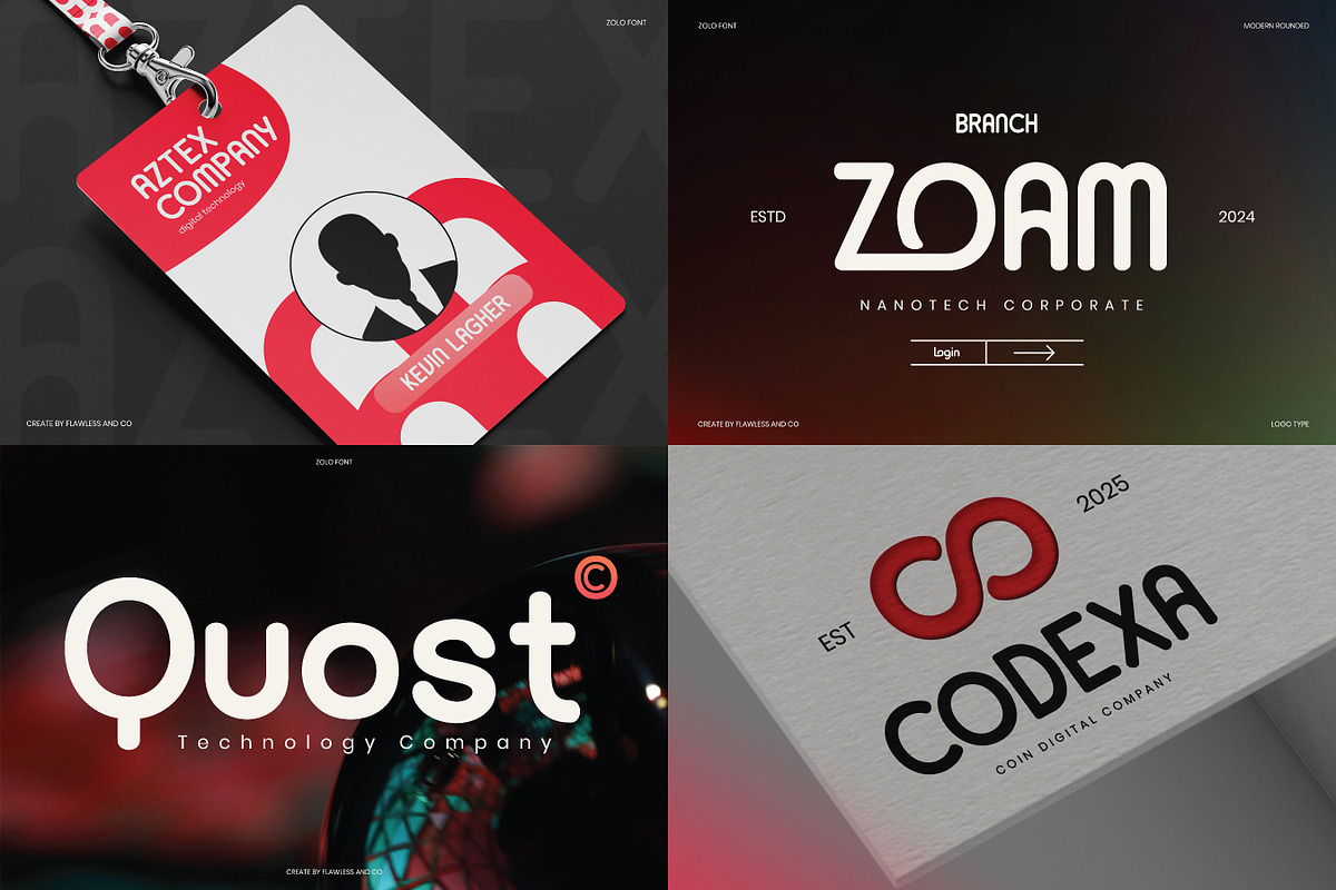 Modern Corporate Font Bundle, a Sans Serif Font by Flawless And Co (Photo 9 of 11)