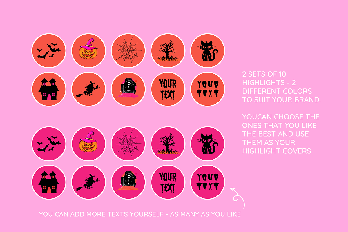 Halloween Instagram Templates, a Social Media Template by SunshineStudioBoutique (Photo 6 of 8)