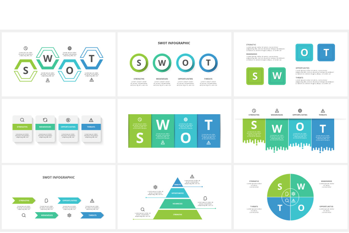 SWOT Template Animated Presentation preview 6