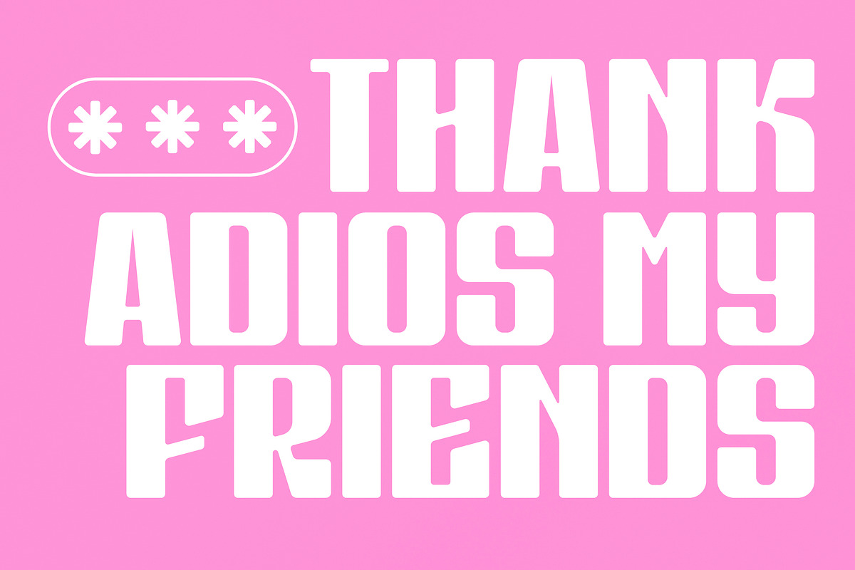Radio A Treqer Display Font, a Sans Serif Font by Storytype Studio (Photo 15 of 18)