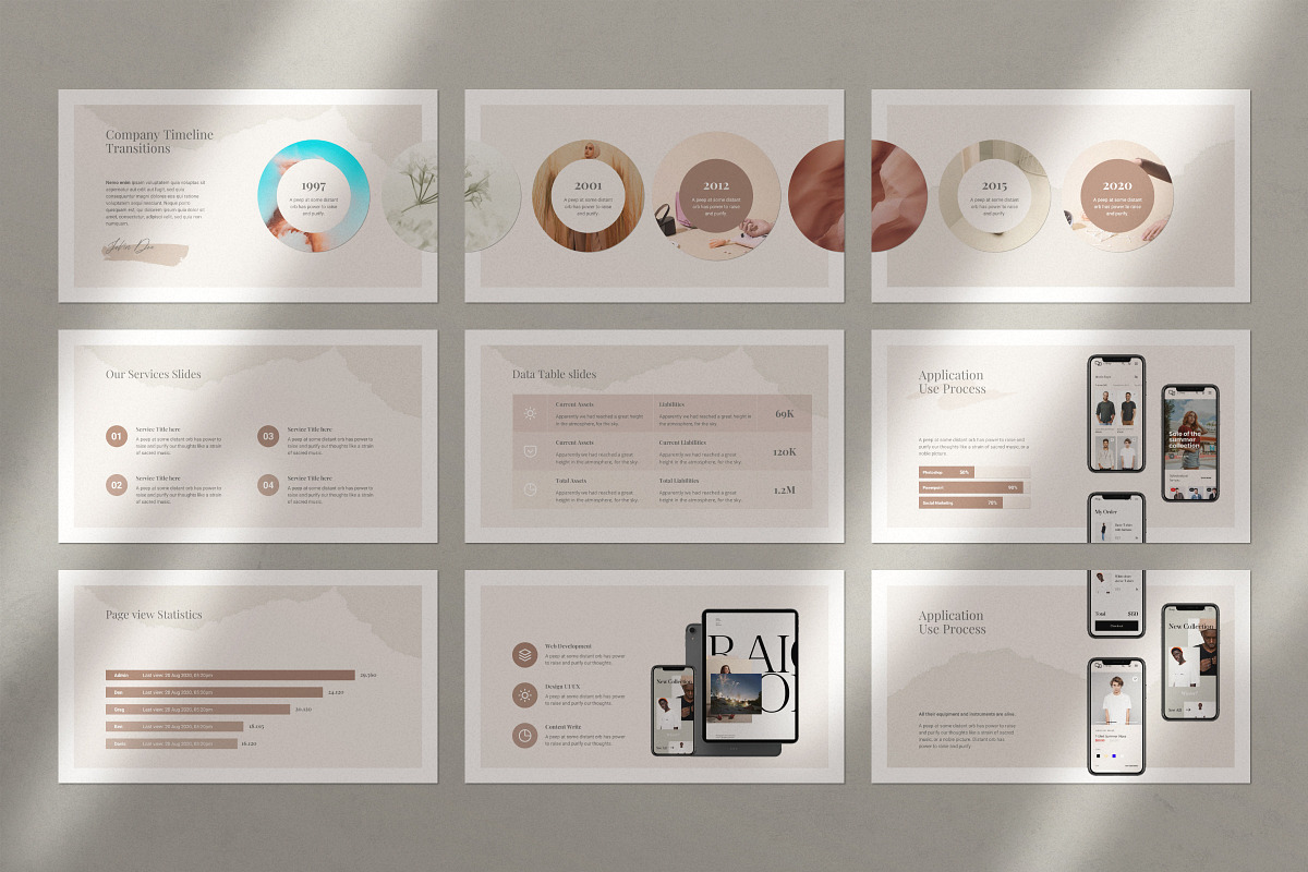Elizabeth Keynote Template, a Presentation Template by TemplateZuu (Photo 10 of 16)