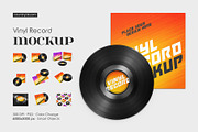 Vinyl Record Mockup Set, a Product Mockup by Country4k (Thumbnail 1 of 4)