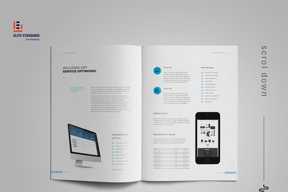 Annual Report, a Brochure Template by Elite_Standard (Photo 4 of 5)