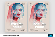 Artist Flyer / Poster Template, a Flyer Template by Bornx Design (Thumbnail 1 of 3)