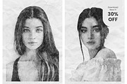 Photoshop - Sketch Photo Effect, a Poster Template by AIM DESIGN STUDIO (Thumbnail 4 of 5)
