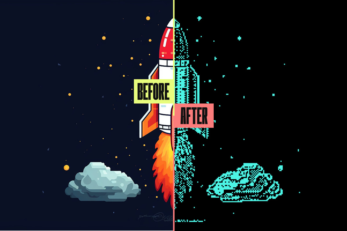 Pixel Screen Photo Effect, a Layer Style Add-On by dokudokunomi (Photo 2 of 5)