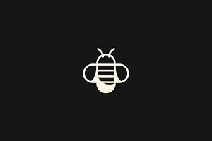 Bee Health Icon Simple Logo Vector