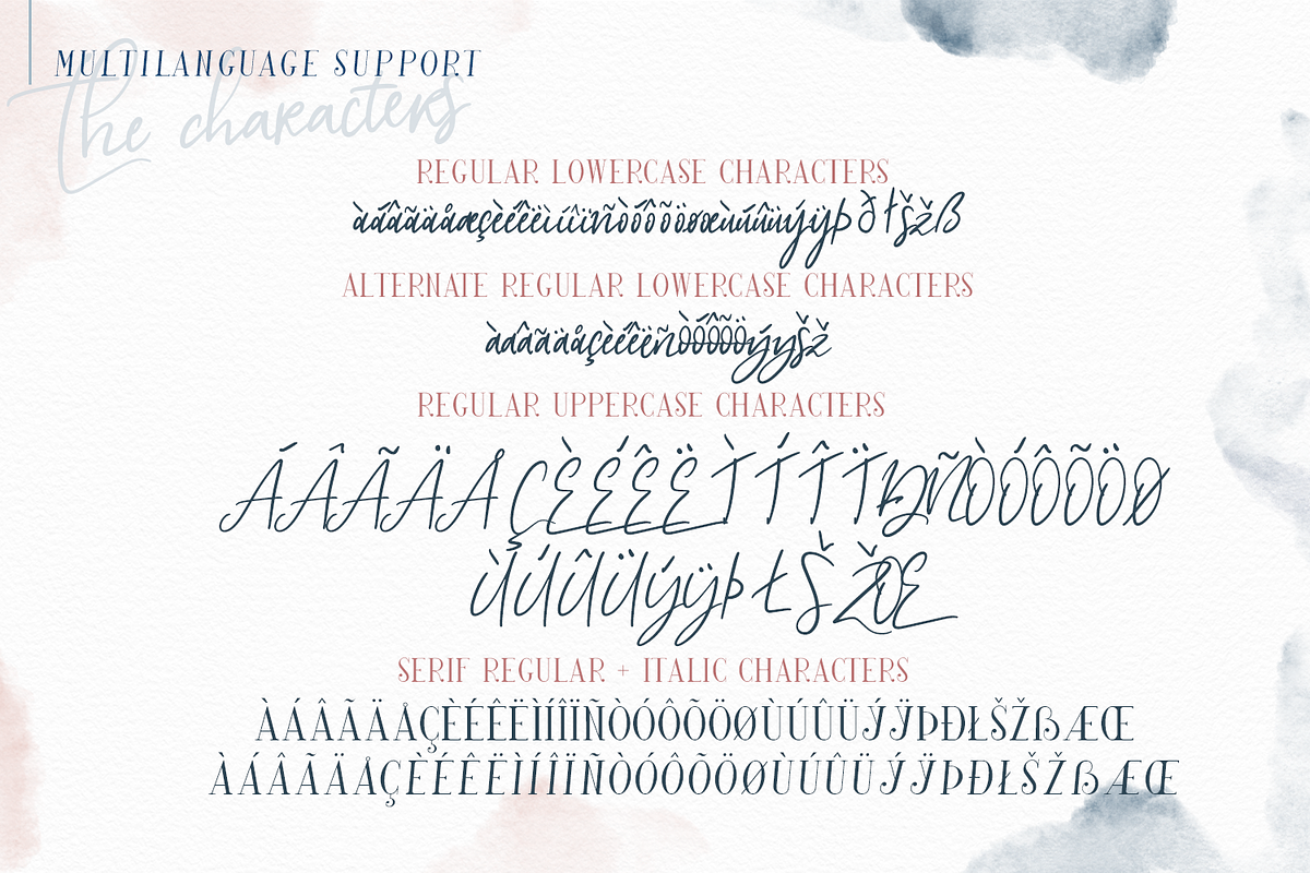 My Beloved ~ Script & Serif Font, a Script Font by Chantal Nijhof (Photo 10 of 16)